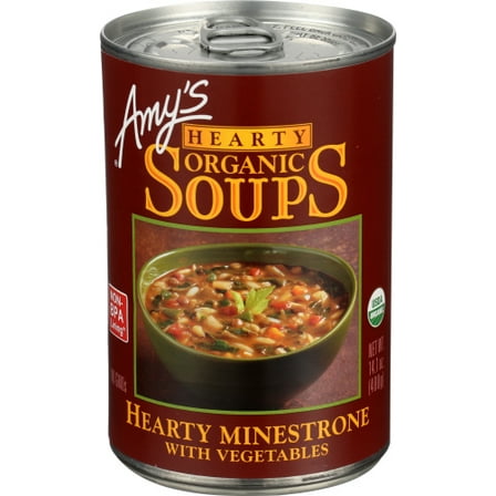 (Pack of 12) Amy's Soup Minestrone Vegetables 14.1 oz