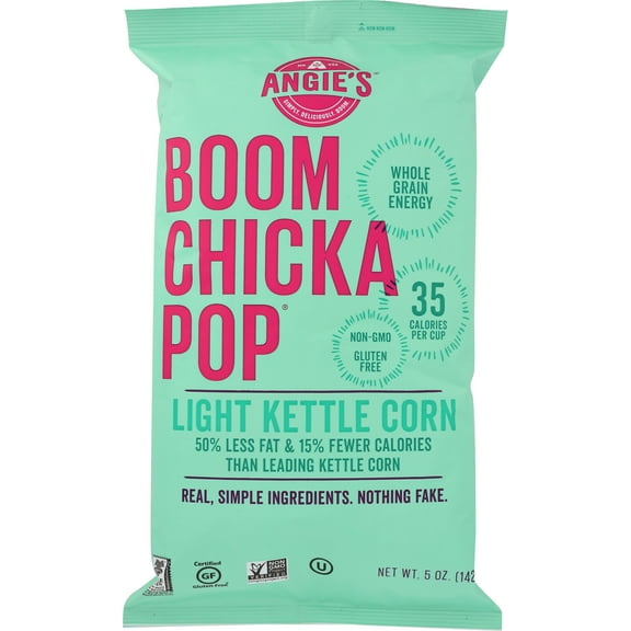 (Pack of 12) Angie's Boomchickapop Light Kettle Corn, 5 oz