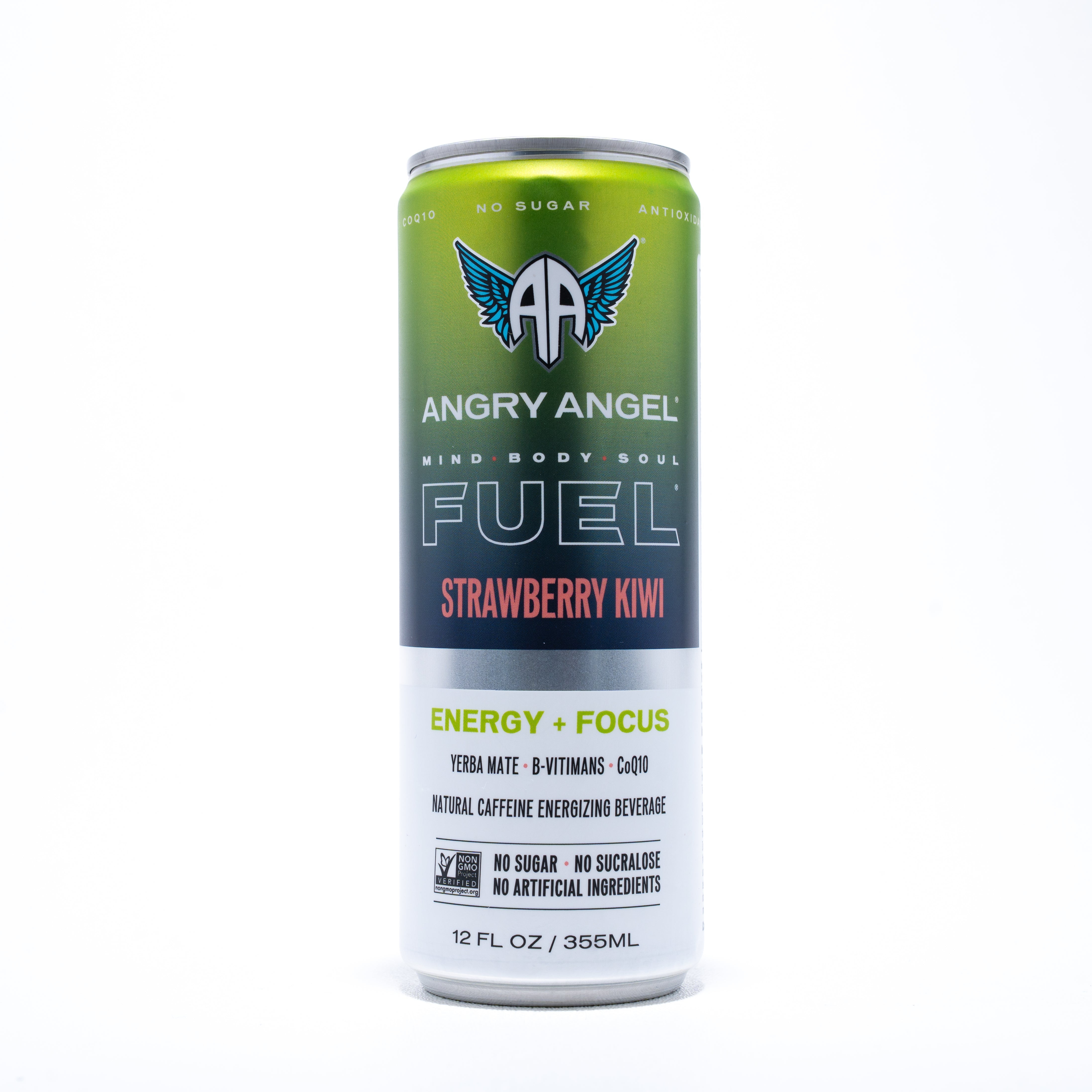 (Pack of 12) Angry Angel Energy Drink Strawberry Kiwi 12 Fo - Walmart.com
