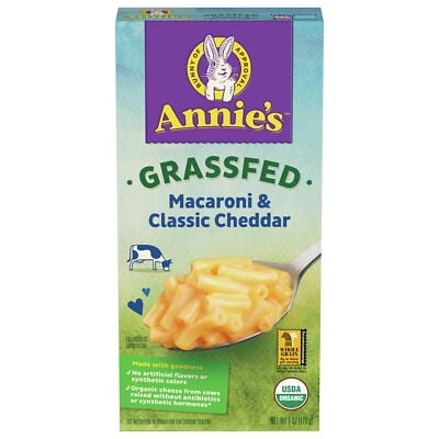 (Pack of 12) Annie's Homegrown Mac & Cheese Classic Cheddar 6 Oz