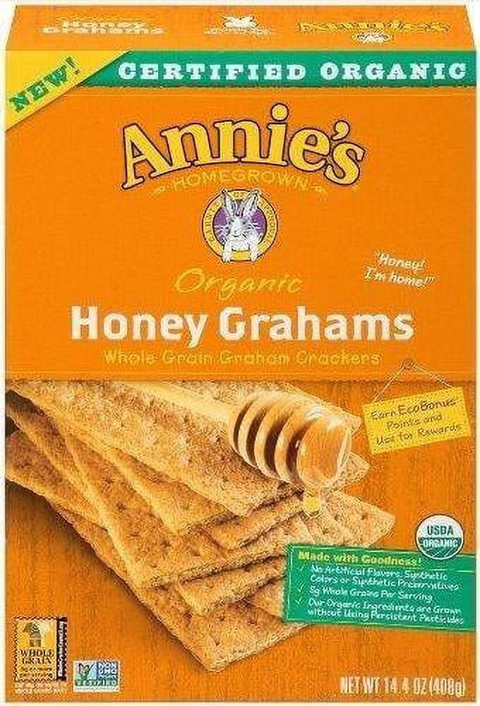(Pack of 12) Annie's Organic Honey Graham Crackers, 14.4 oz