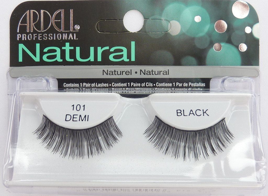 (Pack of 12) Ardell Natural Eyelashes - 101 Demi Black