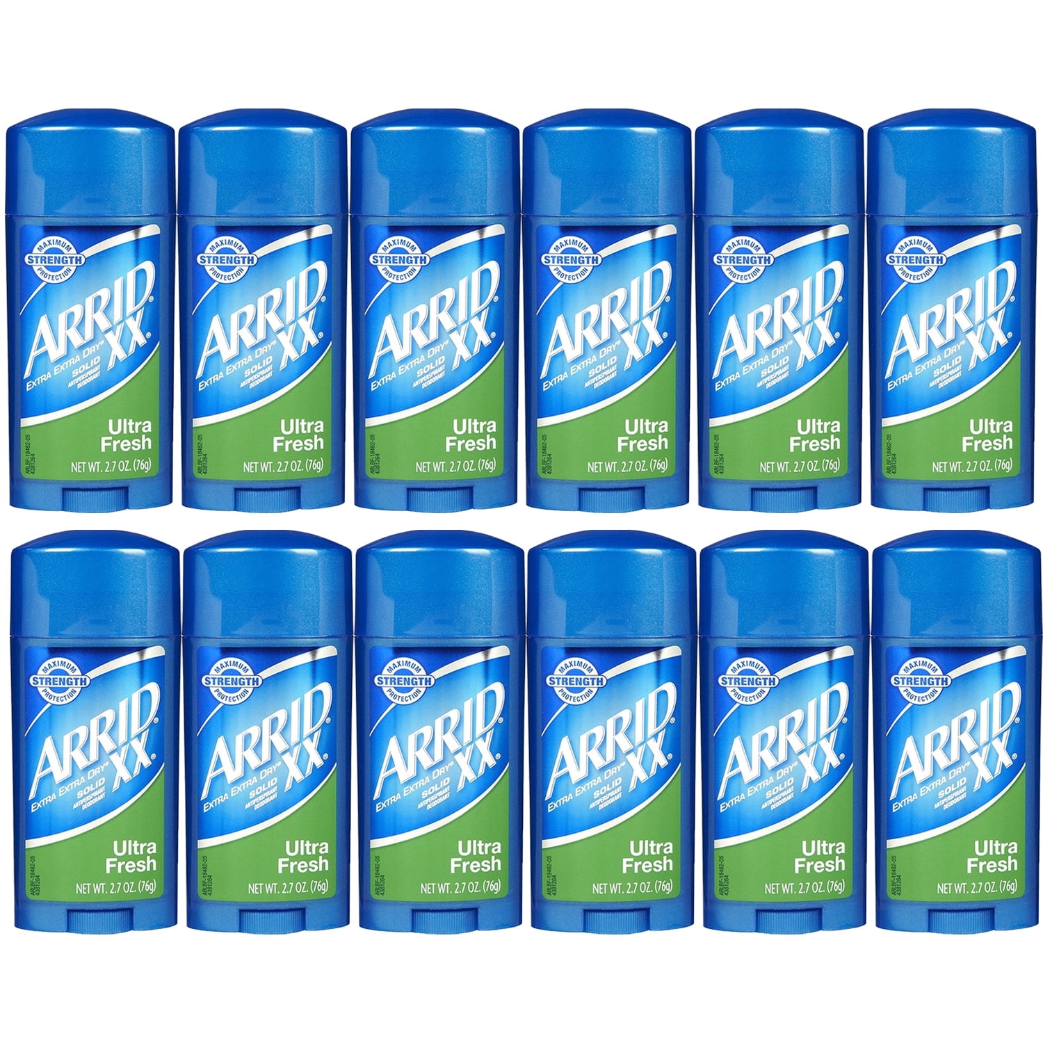 Pack of (12) Arrid Antiperspirant and Deodorant, Ultra Fresh - 2.6 Oz