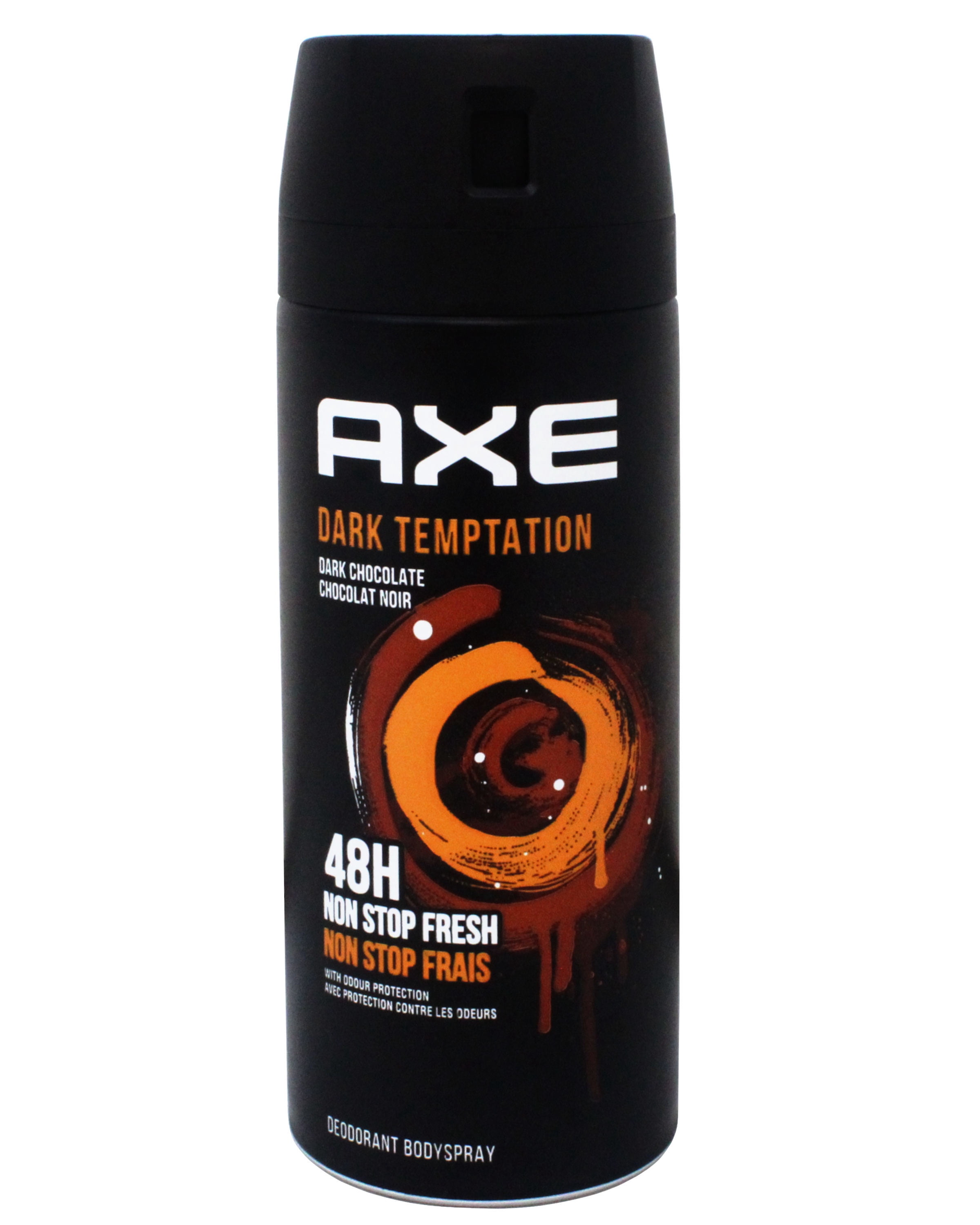 Axe Dark Temptation Deodorant Body Spray without Aluminum, 48h fresh, 5.07 OZ (150 ML) - 12 Pack
