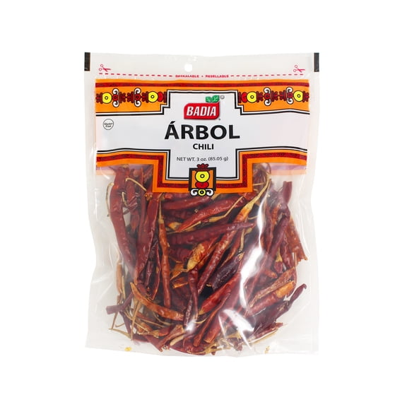 Pack of 12, Badia Arbol Chili, 3 oz
