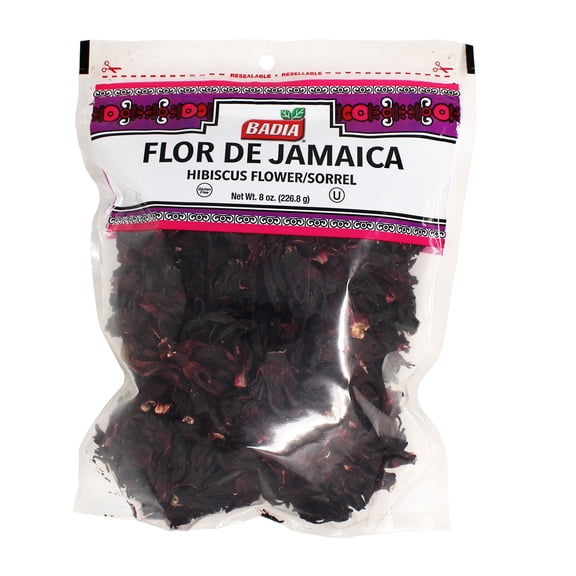 Pack of 12, Badia Flor de Jamaica (Hibiscus Flower), 8 oz