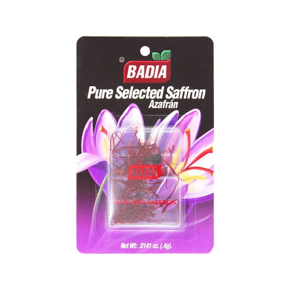 Pack of 12, Badia Pure Selected Saffron, 0.01 oz