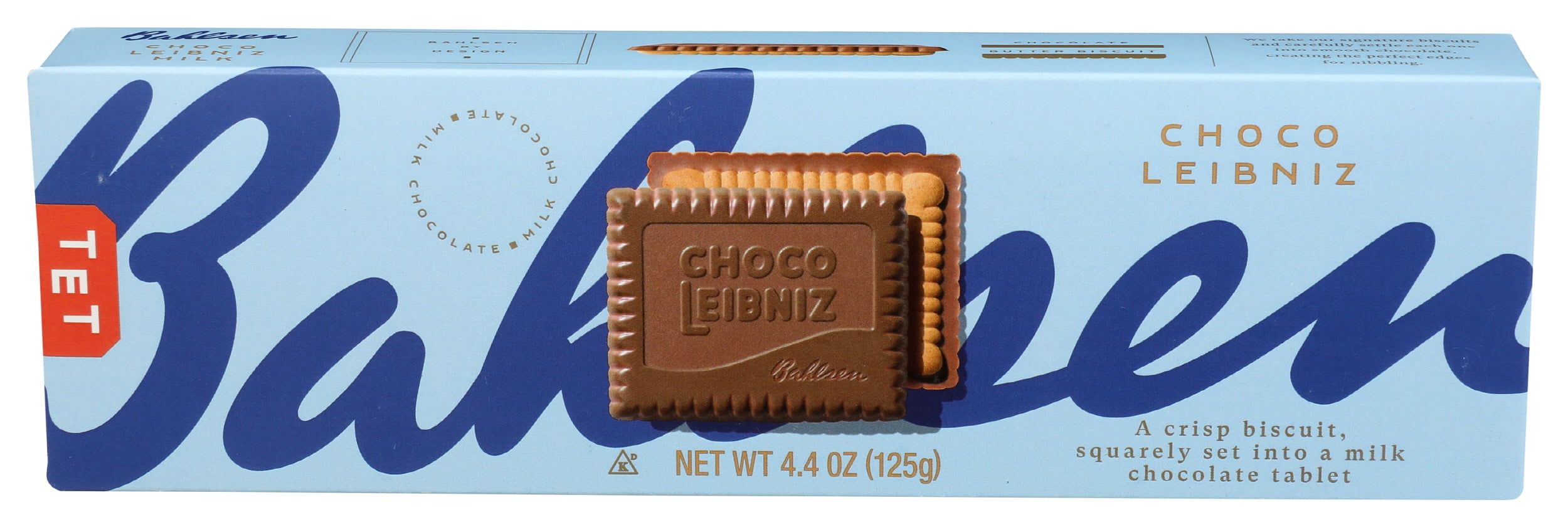 Pack of 12, Bahlsen Choco Leibniz Milk Chocolate Butter Biscuit, 4.4 oz ...
