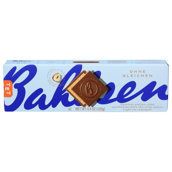 Pack of 12, Bahlsen Ohne Gleichen Milk Chocolate Praline Wafers, 4.4 oz