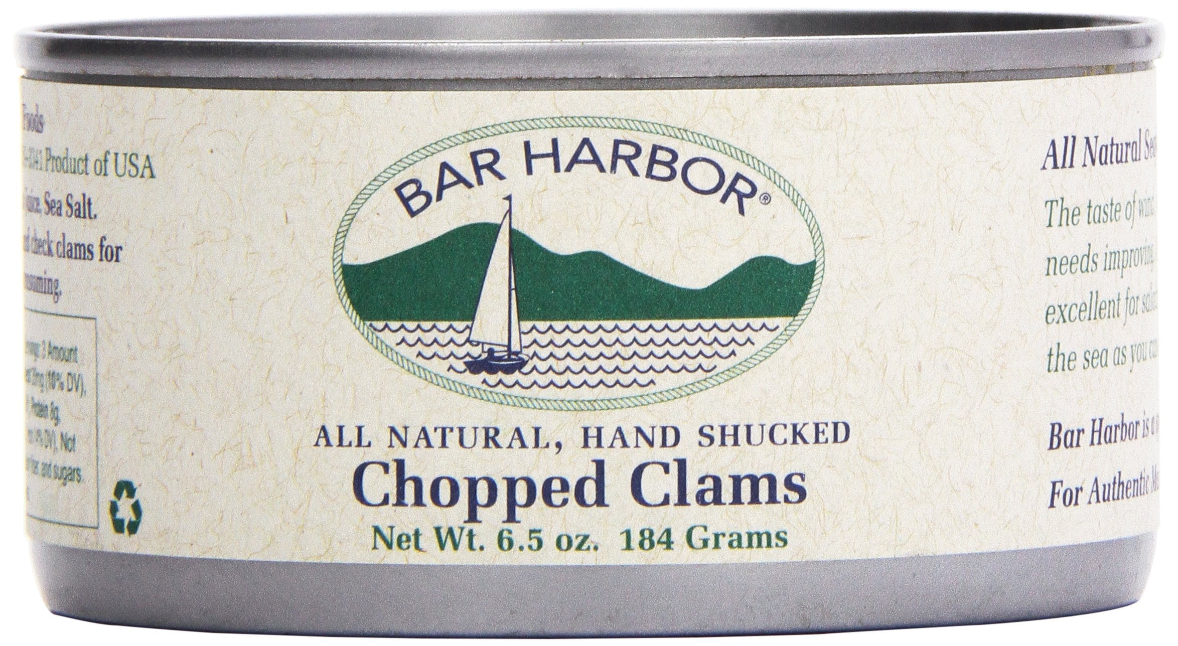 (Pack of 12) Bar Harbor Chopped Sea Clams, 6.5 oz