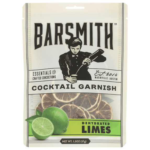 Pack of 12 BarSmith Garnish Dehydrated Limes 1.3 oz
