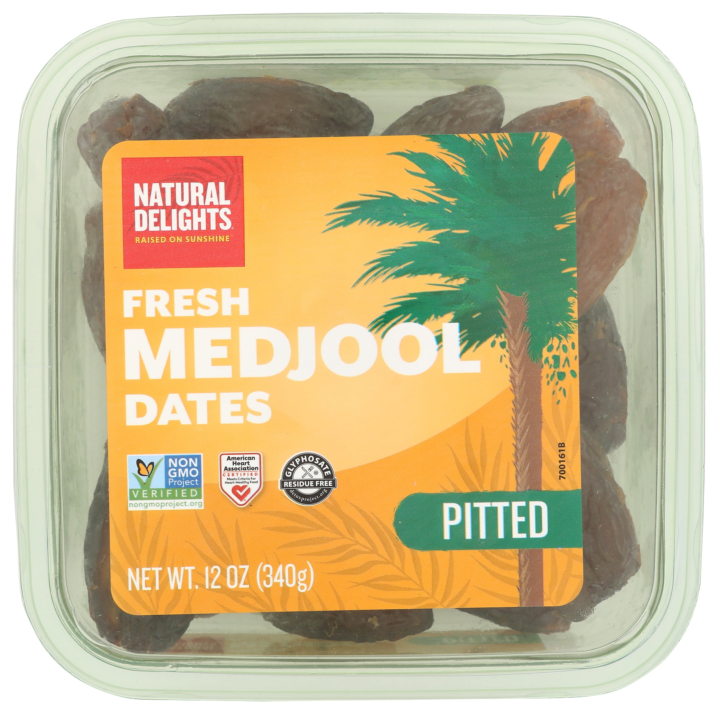 Pack of 12, Bard Valley Pitted Fresh Medjool Dates, 12 oz - Walmart.com