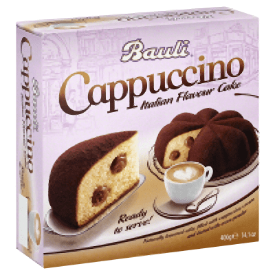 Pack of 12 Bauli Cappuccino Cake 14.1 oz