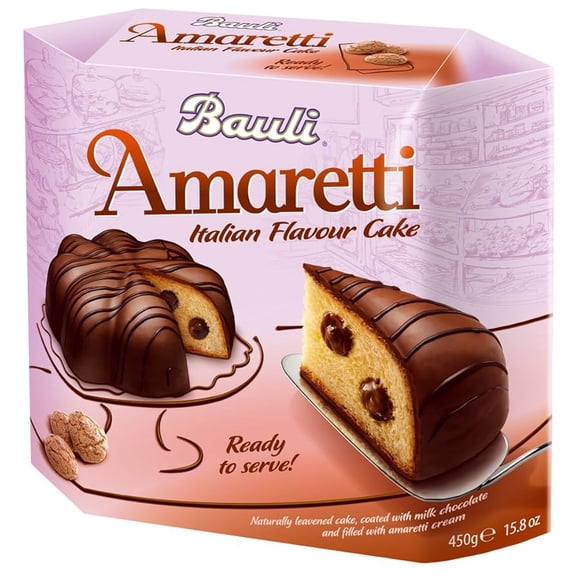 (Pack of 12) Bauli Italian Amaretti Cake 15.8 Oz