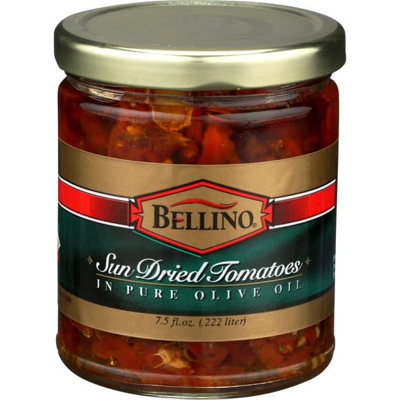 (Pack of 12) Bellino Sun Dried Tomatoes in Pure Olive Oil, 7.5 oz