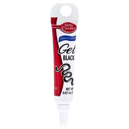 (Pack of 12) Betty Crocker Gel Decor Black 0.68 Oz