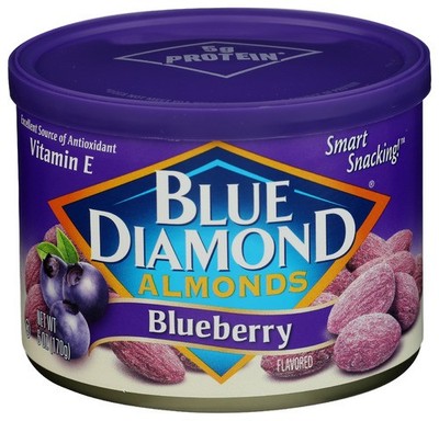 (Pack of 12) Blue Diamond Whole Blueberry Almonds 6 Oz