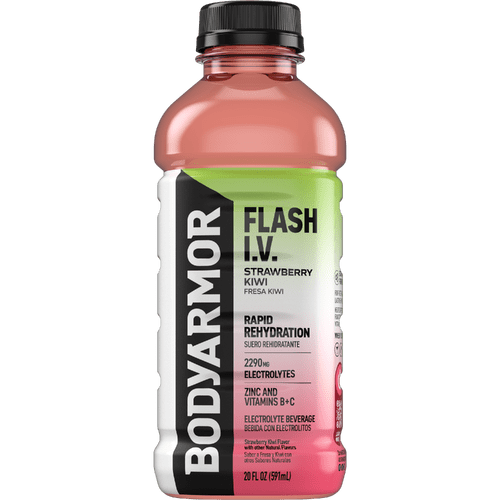 (Pack of 12) Body Armor Beverage Strawberry Kiwi Flash IV 20 Fo