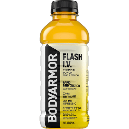 (Pack of 12) Body Armor Beverage Tropical Punch Flush IV 20 Fo