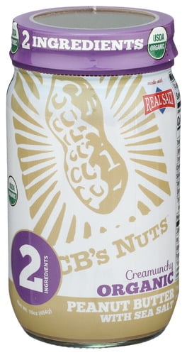 (Pack of 12) CBS Nuts Peanut Butter Creamy Crunchy Organic Smooth 16 oz