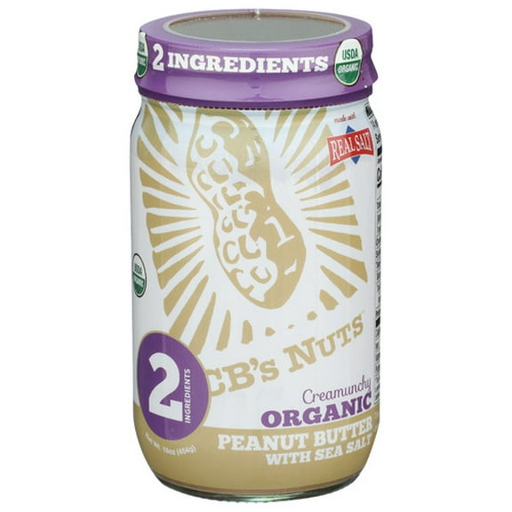 (Pack of 12) CBS Nuts Peanut Butter Creamy Crunchy Organic Smooth 16 oz