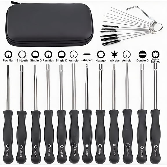 Pack-of-12 Carburetor Adjustment Tool Carburator Adjusting Kit for 2-Cycle Small Engine for Poulan Husqvarna STHIL ECHO Trimmer Weedeater Chainsaw
