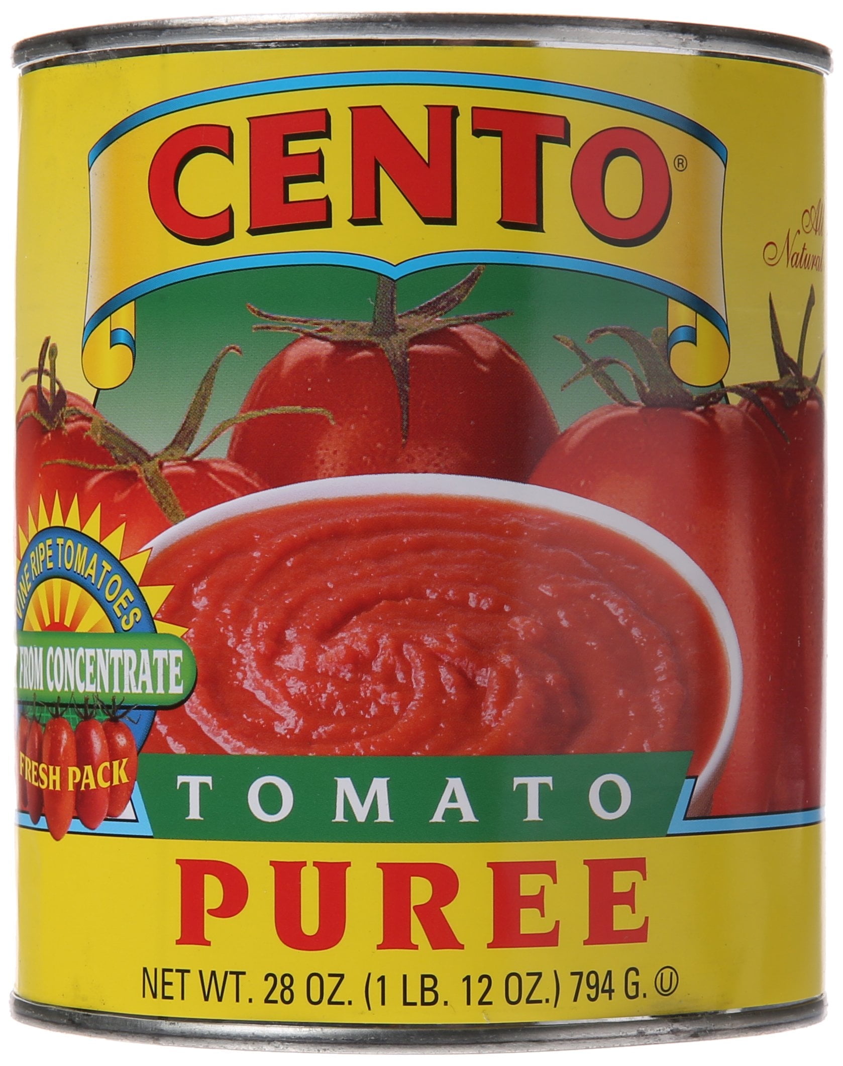 (Pack of 12) Cento Tomato Puree, 28 oz