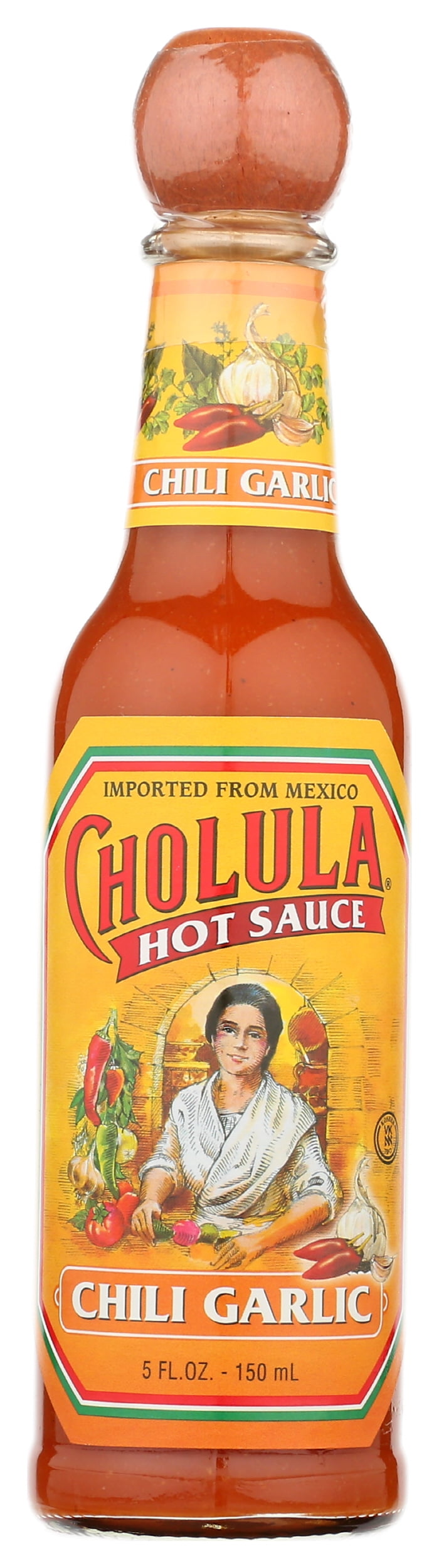 Pack of 12, Cholula Chili Garlic Hot Sauce, 5 oz