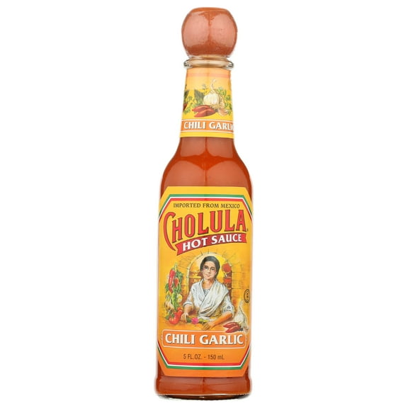 Pack of 12, Cholula Chili Garlic Hot Sauce, 5 oz