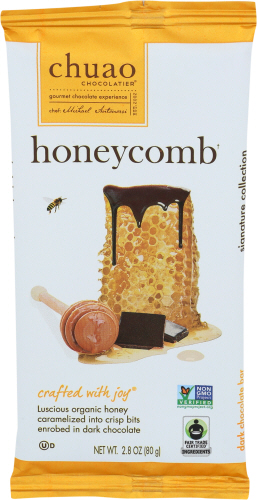 (Pack of 12) Chuao Chocolatier Honeycomb Dark Chocolate Bar 2.82 Oz