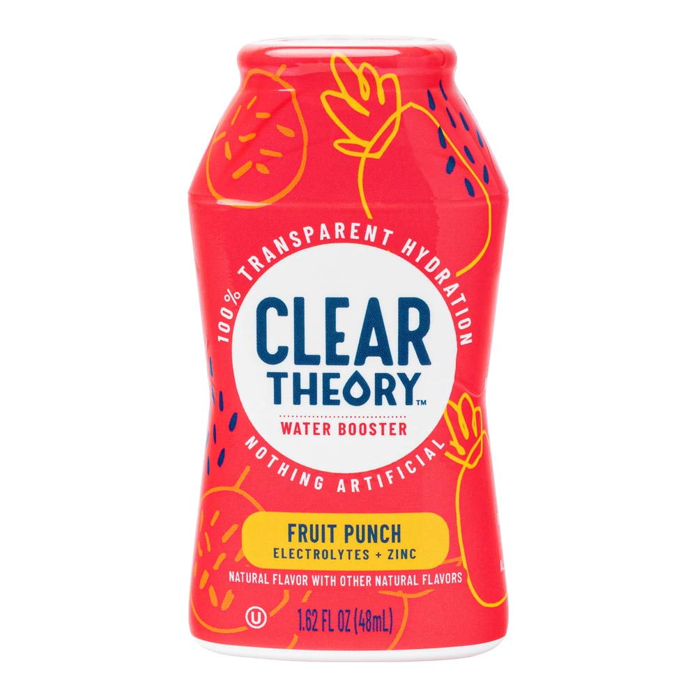 (Pack of 12), Clear Theory Water Enhancer Fruit Punch, 1.62 fl oz