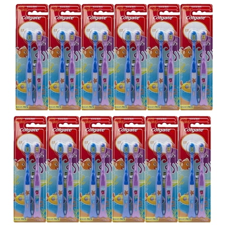 Pack of (12) Colgate Ocean Explorer Extra Soft Kids Toothbrush, 2 Count