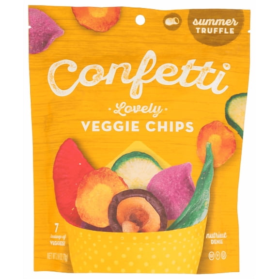 (Pack of 12) Confetti Chips Veg Summer Truffle 2.46 oz