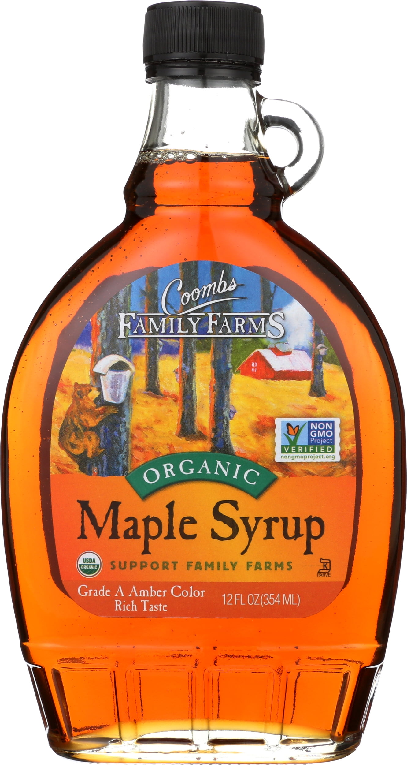 Pack of 12, Coombs Family Farms Organic Maple Syrup, 12 oz
