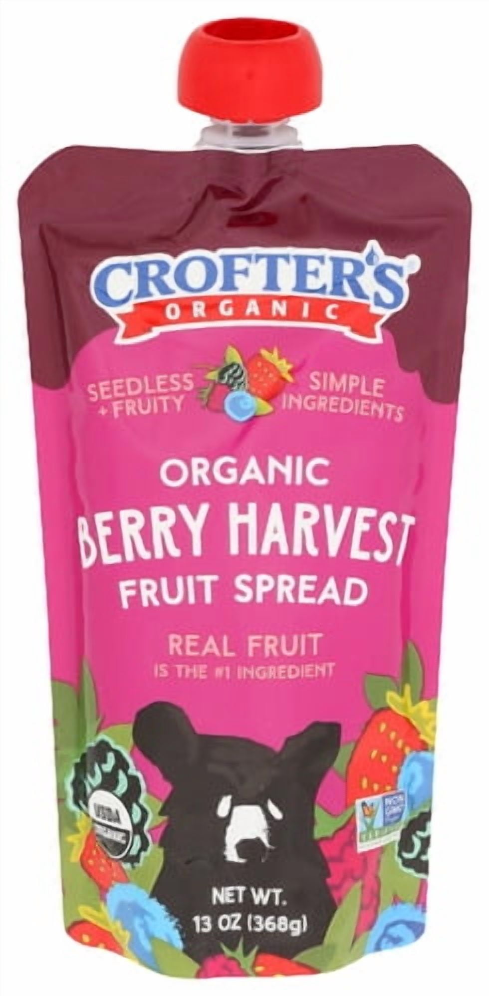 (Pack of 12) Crofters Organic Berry Harvest Fruit Spread 13 oz ...