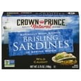thumbnail image 1 of Crown Prince Natural Brisling Sardines in Spring Water, 3.75 oz Can, 1 of 6