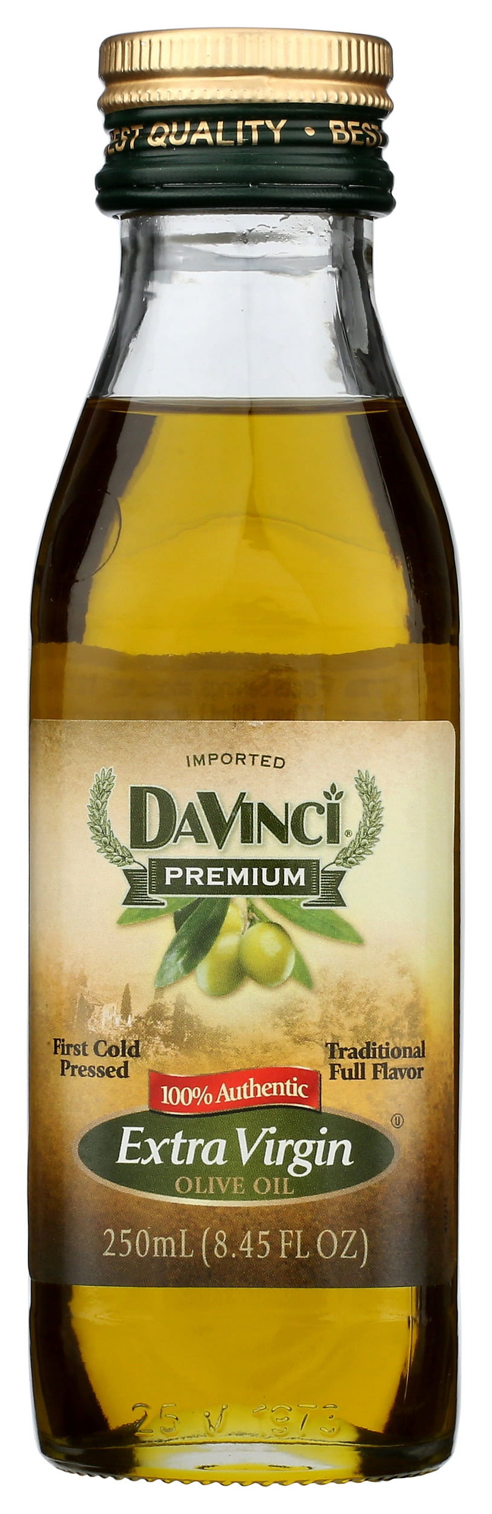 Pack of 12, Davinci Extra Virgin Olive Oil, 8.45 oz