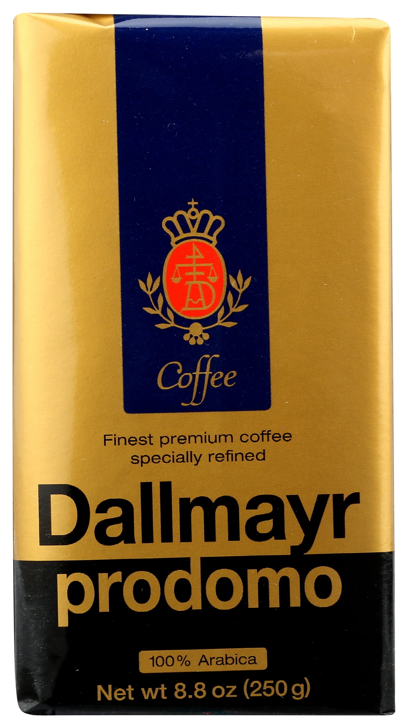 Pack of 12, Dallmayr Prodomo Finest Premium Ground Coffee, 8.8 oz