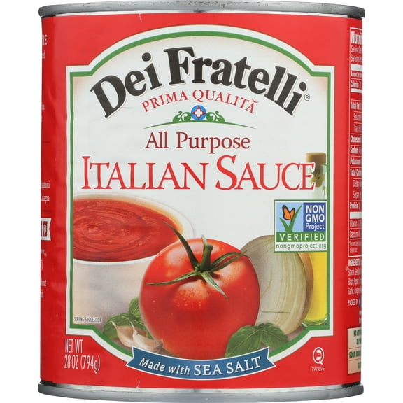 Pack of 12, Dei Fratelli All Purpose Italian Sauce, 28 oz