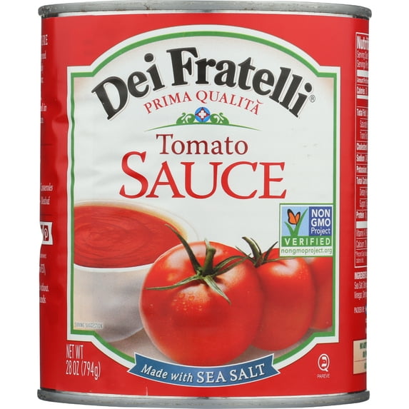 Pack of 12, Dei Fratelli All-Purpose Tomato Sauce, 28 oz