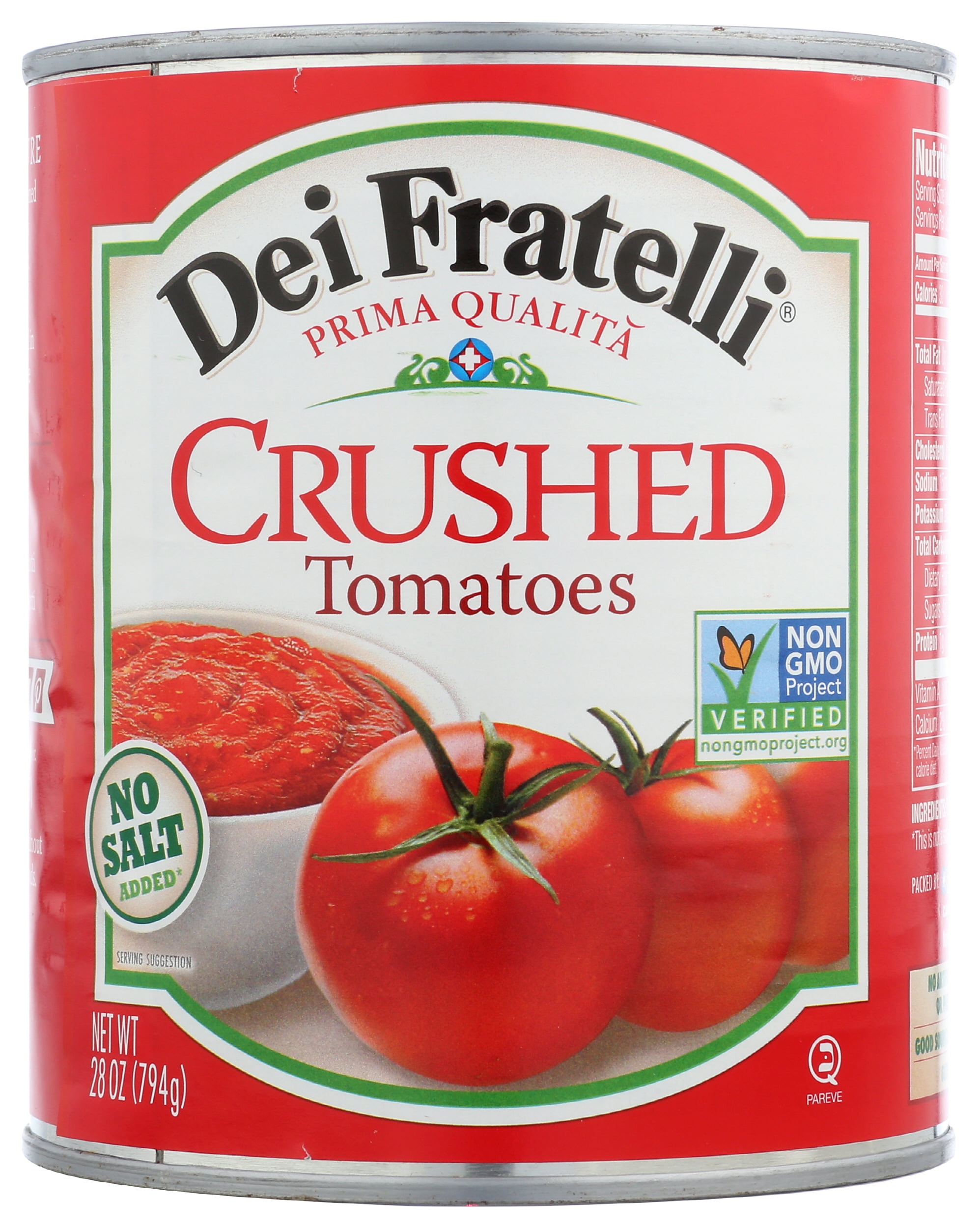 Pack of 12, Dei Fratelli Crushed Tomatoes, 1 ea