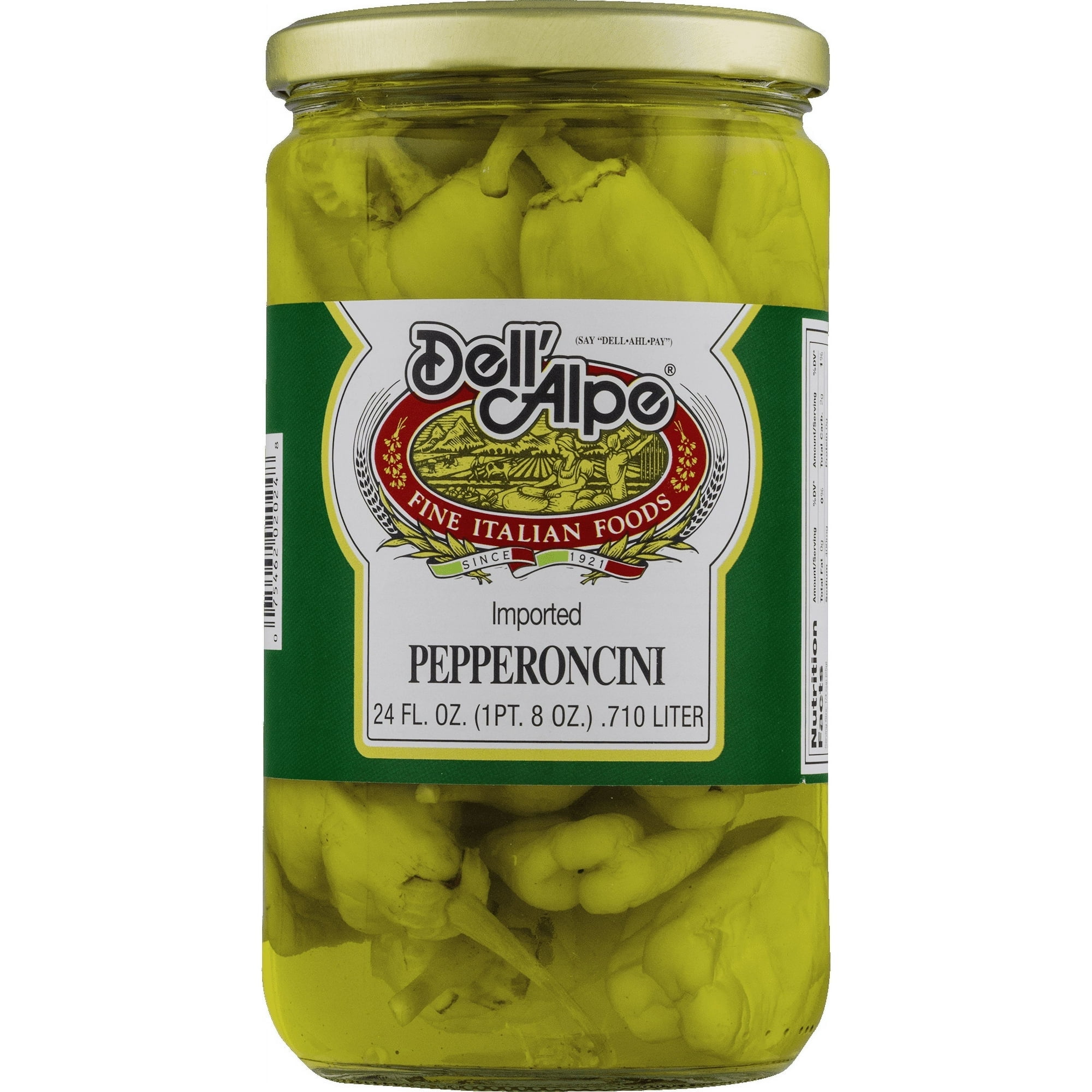 (Pack of 12) Dell'Alpe Pepperoncini, 24 fl oz