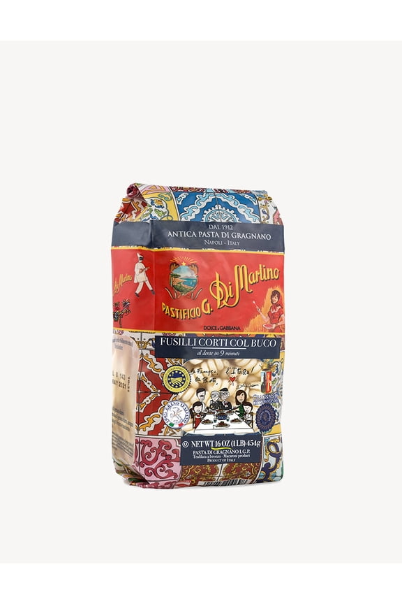 (Pack of 12), Di Martino Fusilli Corti Col Buco, 1 lb