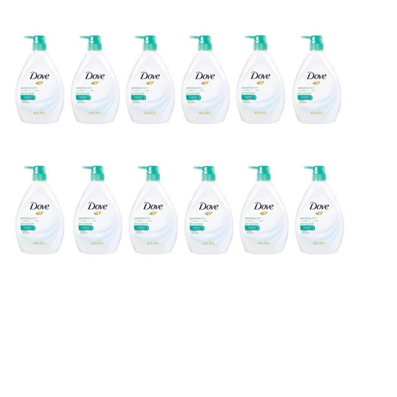 (Pack of 12) Dove Sensitive Skin Body Wash Pump