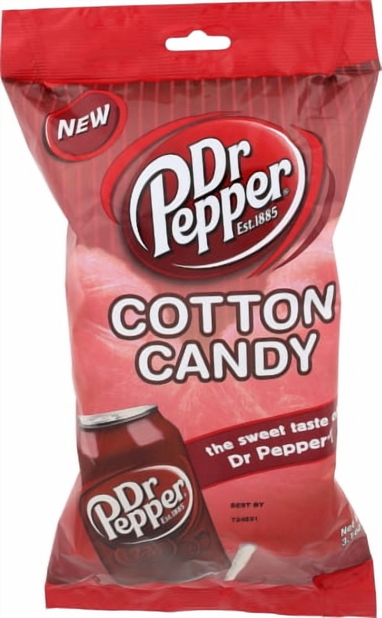 Pack of 12 Dr Pepper Candy Cotton Dr Pepper 3.1 oz