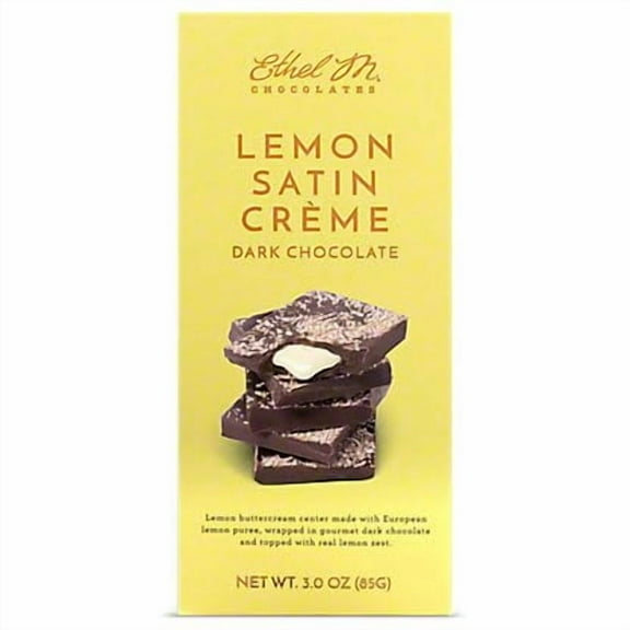 (Pack of 12) ETHEL M Chocolates LLC Chocolate Bar Lemon Satin D 3 oz