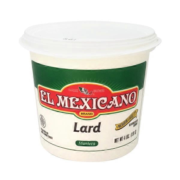 Pack of 12 El Mexicano Lard 4 lb