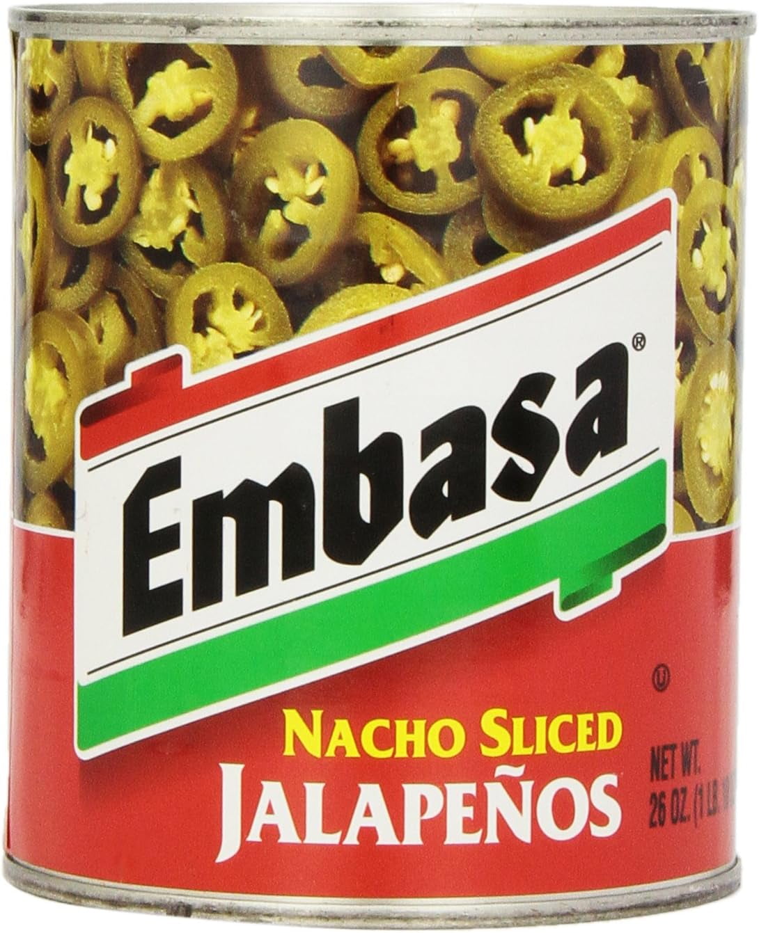 (Pack of 12) Embasa Sliced Jalapenos Nacho 26 oz