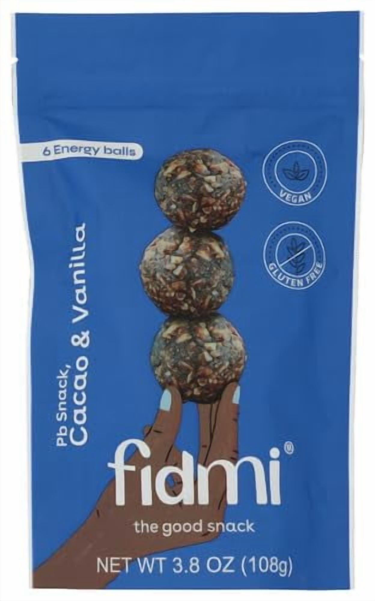 (Pack of 12) FIDMI Snack Cacao Peanut Butter 3.8 Oz
