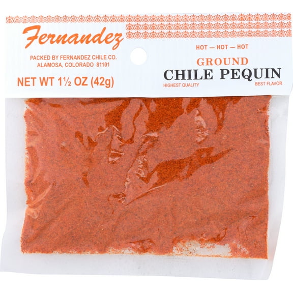 Pack of 12, Fernandez Ground Chile Pequin, 1.5 oz